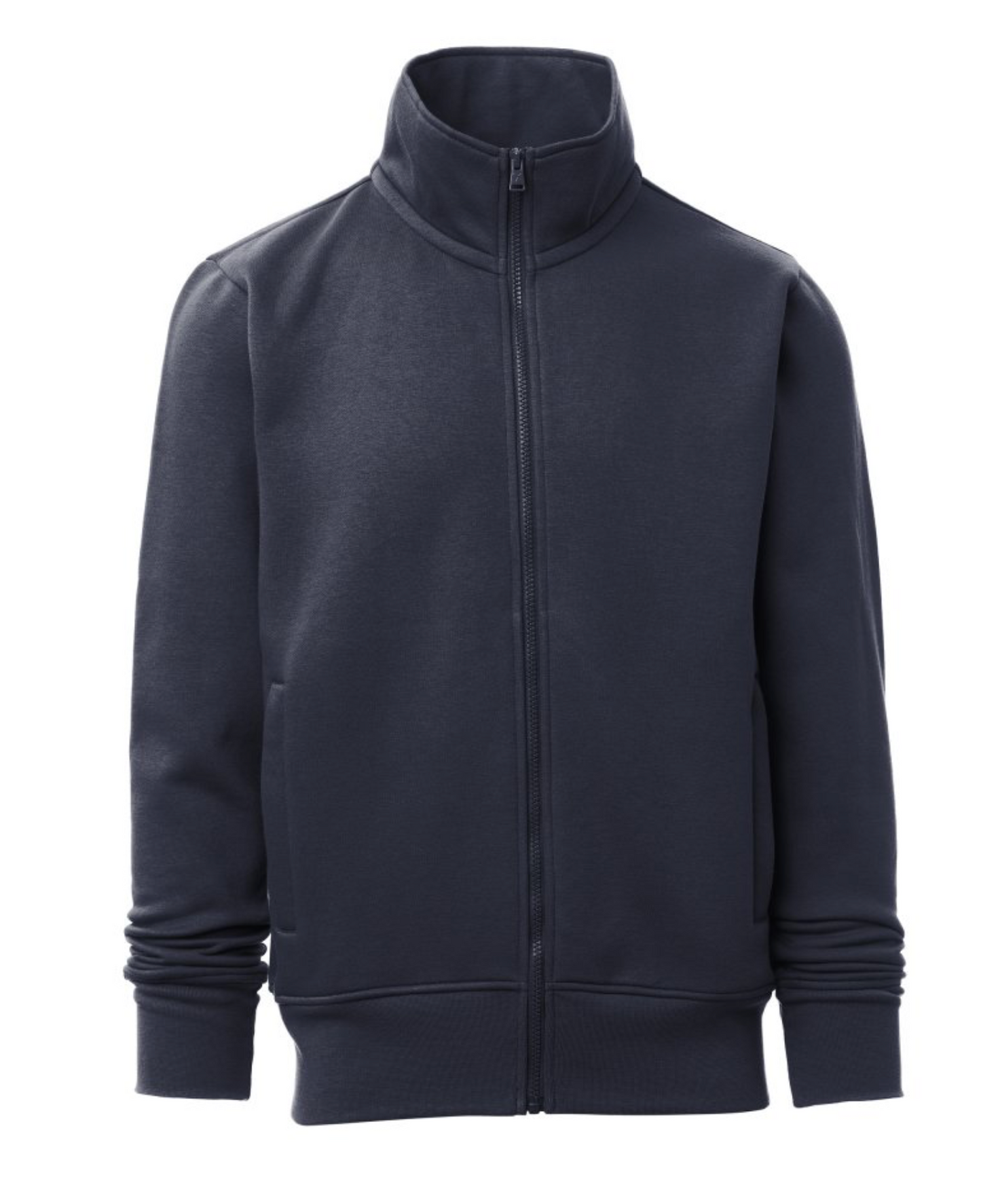 Felpa con zip uomo