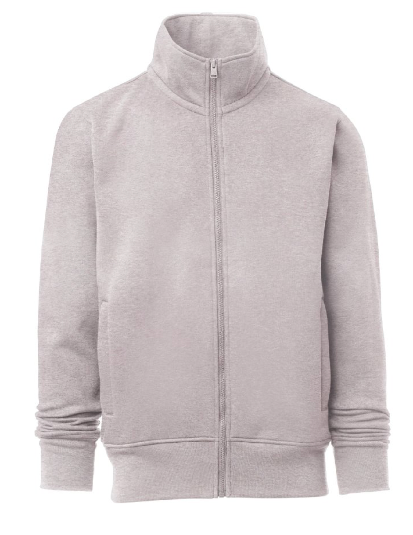 Felpa con zip uomo