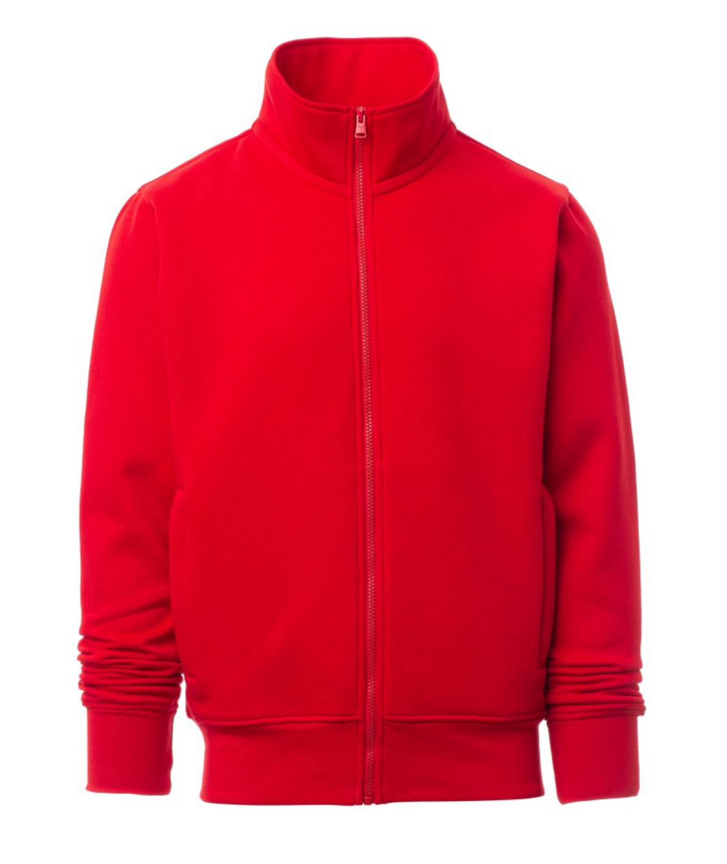 Felpa con zip uomo