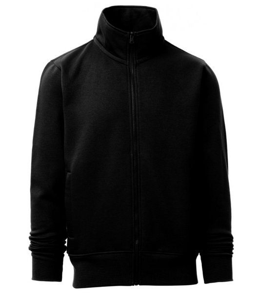 Felpa con zip uomo