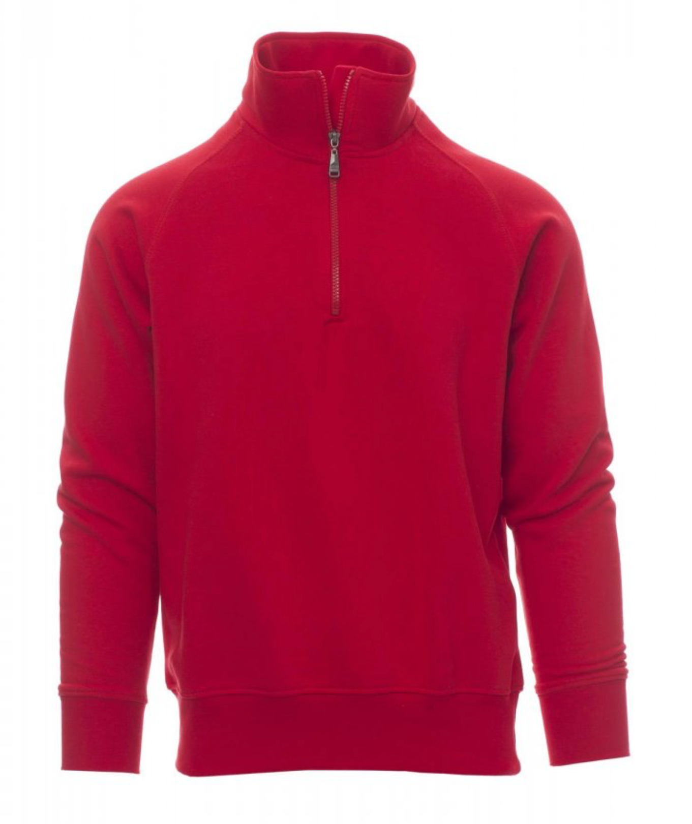 Felpa mezza zip uomo