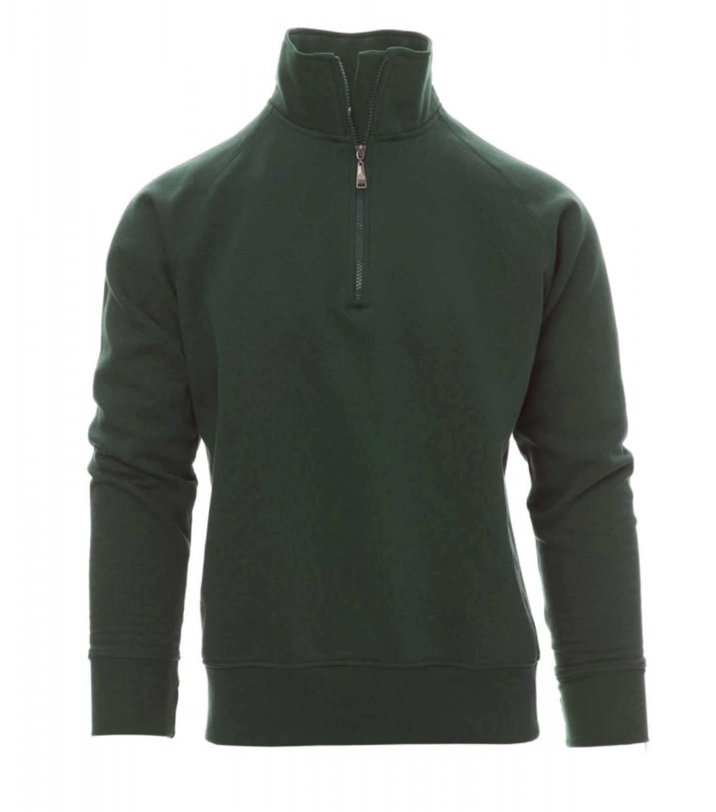 Felpa mezza zip uomo
