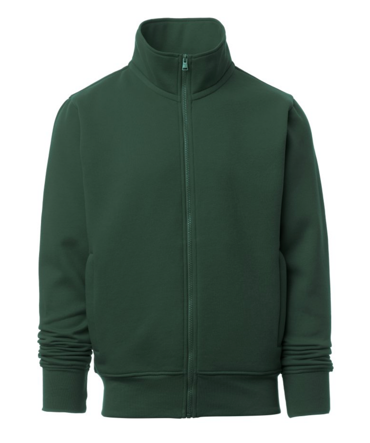 Felpa con zip uomo
